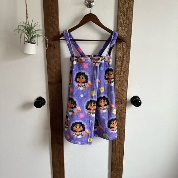 Disney Encanto Girls Bath Robe Blanket Wrap Dress Ultra Soft like new One Size - Picture 5 of 13